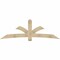 Ekena Millwork Davenport Rough Sawn Timber Gable Bracket, Douglas Fir, 96"W x 32"H x 2"D x 6"F, 8/12 Pitch GBW096X32X0206DAV00RDF - alternate 1